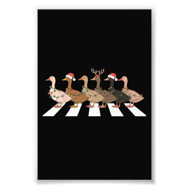 Foto Patos de Natal Animais Divertidos Presente para Am (Frente)