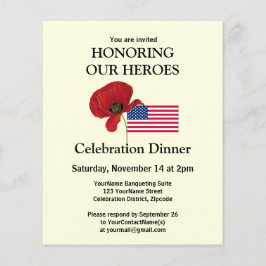 Foto Patriótica Personalizada dos Veteranos dos EU