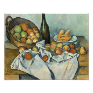 Foto Paul Cezanne - A Cesta das Maçãs