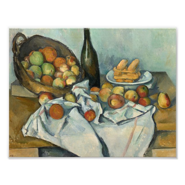 Foto Paul Cezanne - A Cesta das Maçãs (Frente)