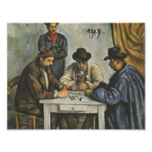 Foto Paul Cezanne - Os Jogadores De Cartão