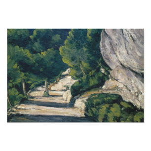 Foto Paul Cezanne - Paisagem. Estrada com Árvores em R