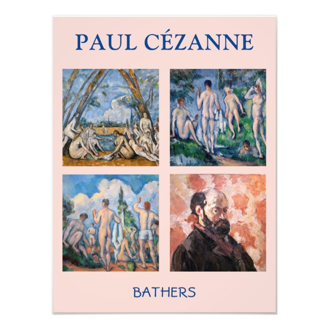Foto Paul Cezanne - Seleção de Bathers Masterworks (Frente)