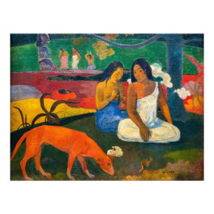Foto Paul Gauguin - Arearea / O Cão Vermelho