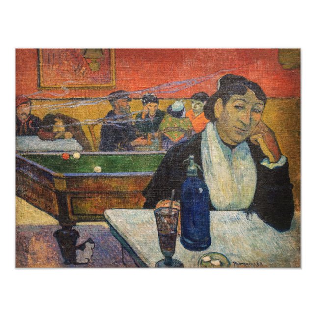 Foto Paul Gauguin - O Café da Noite, Arles (Frente)