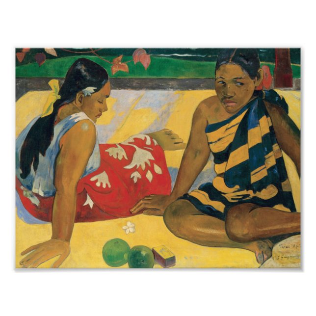 Foto Paul Gauguin - Parau Api. Que notícias (Frente)