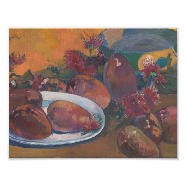 Foto Paul Gauguin - Vida contínua com Mangos (Frente)