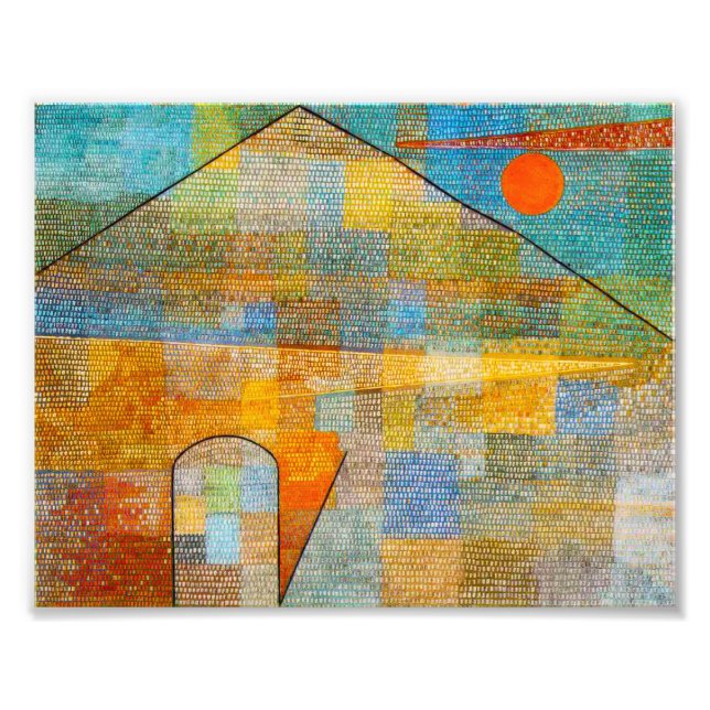 Foto Paul Klee Ad Parnassum Impressão (Frente)