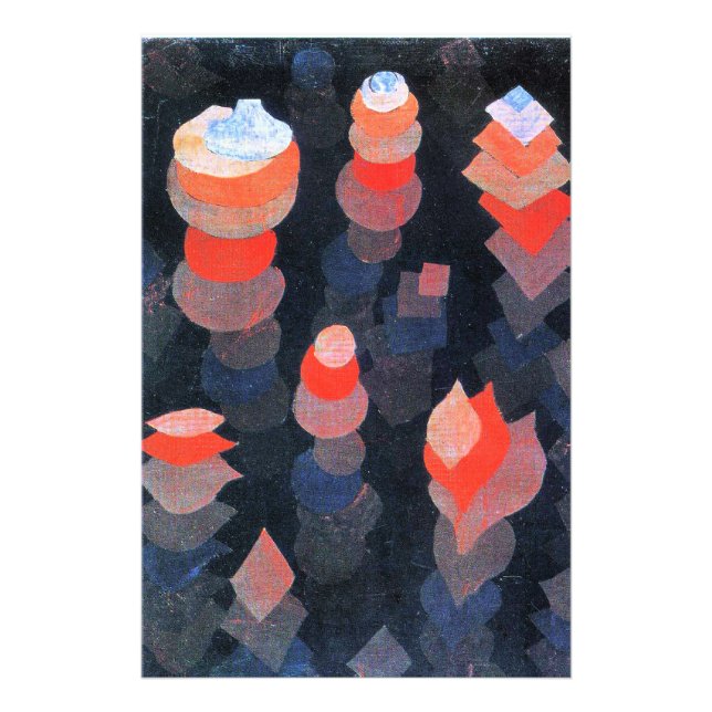 Foto Paul Klee - Crescimento das Plantas Noturnas (Frente)