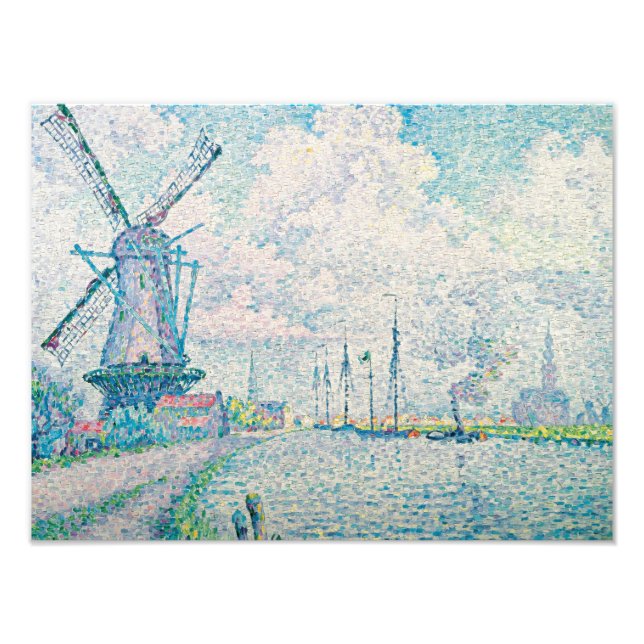Foto Paul Signac - Canal de Overschie (Frente)