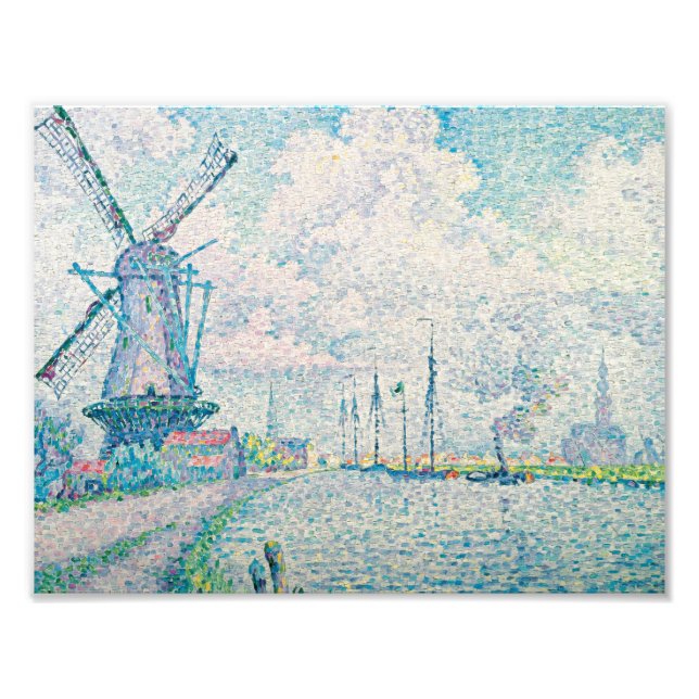 Foto Paul Signac - Canal de Overschie (Frente)