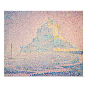 Foto Paul Signac - Mont Saint Michel, Névoa e Sol