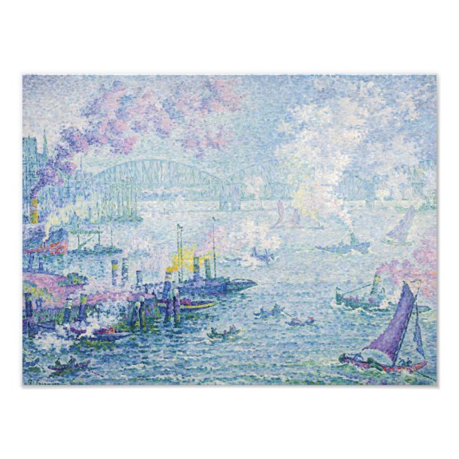 Foto Paul Signac - O Porto de Roterdão (Frente)