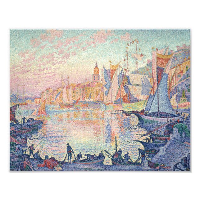 Foto Paul Signac - O Porto de Tropez-Santo (Frente)