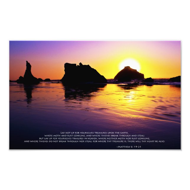 Foto Paz - Matthew 6: 19-21 (Frente)