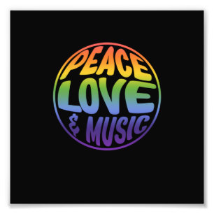 Foto Peace Love Music Support Earth Dia Mundial da Paz