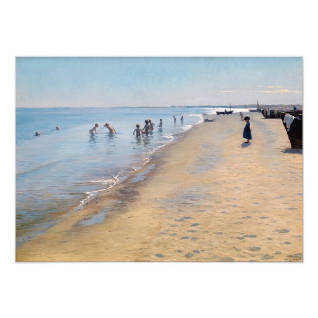Foto Peder Severin Kroyer - Dia de Verão em Skagen Beac (Frente)