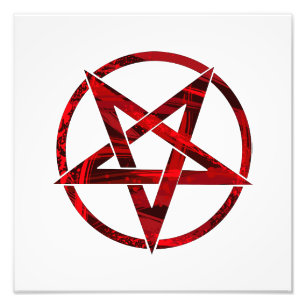 Foto Pentagrama do Diabo Vermelho