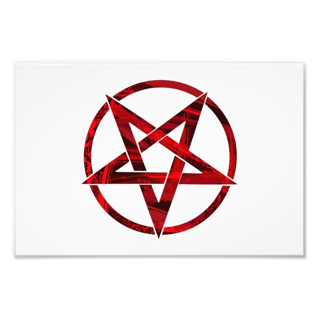 Foto Pentagrama do Diabo Vermelho (Frente)