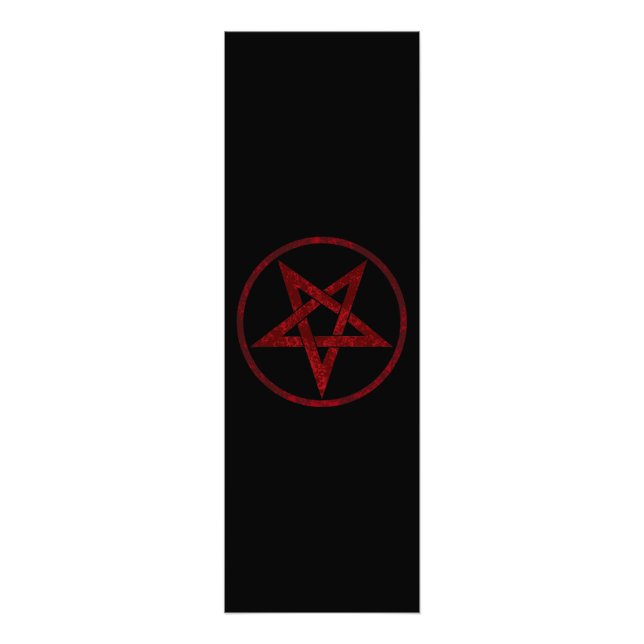 Foto Pentagrama do diabo vermelho (Frente)