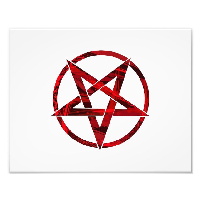 Foto Pentagrama do Diabo Vermelho (Frente)
