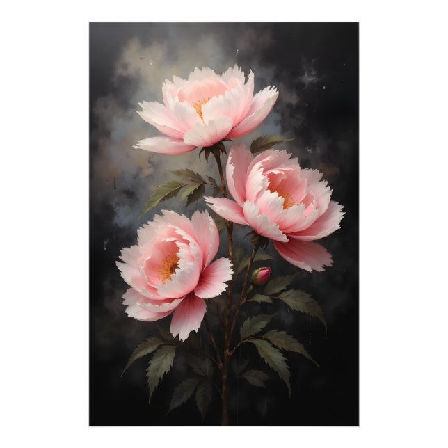 Foto Peony Floral Artwork (Frente)