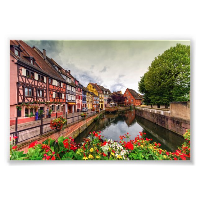 Foto Pequena Veneza, pequena Venise, em Colmar, França (Frente)