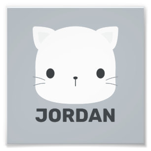 Foto Pequeno Gato Bonito com Nome Personalizado