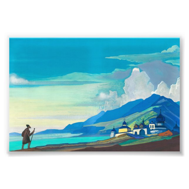 Foto Peregrino da Cidade Radiante por Nicholas Roerich (Frente)