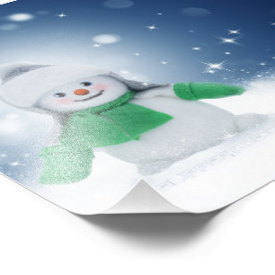 Foto Personagem adorável de boneco de neve de Natal do 