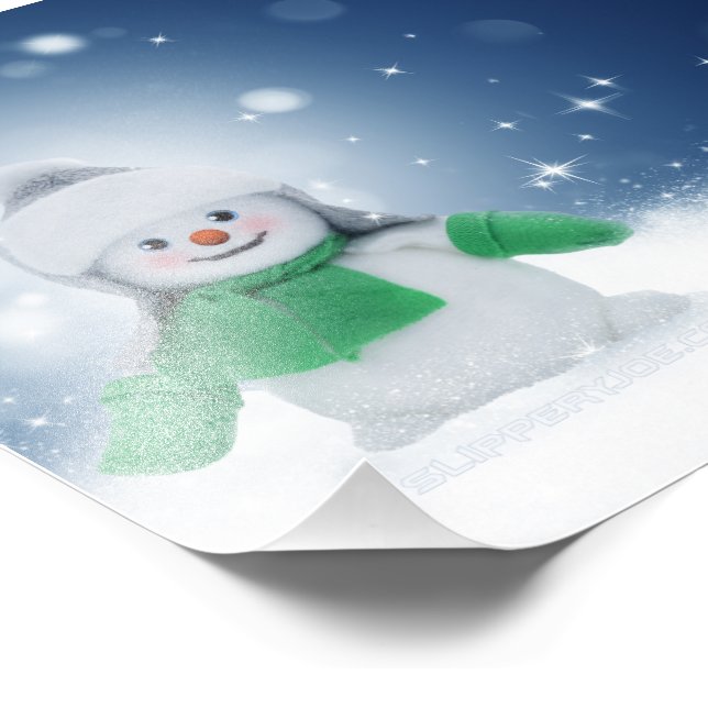 Foto Personagem adorável de boneco de neve de Natal do  (Borda)