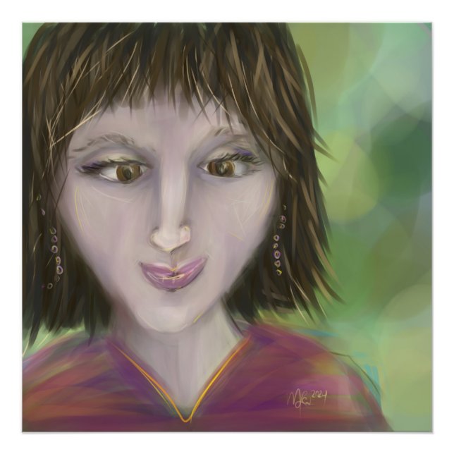 Foto Personalidade Retrato 24x24 Edição limitada, 13 de (Frente)