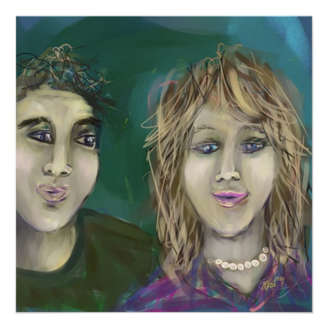 Foto Personalidade Retrato 24x24 Edição limitada, 24 de (Frente)