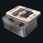 Foto personalizada 16th Happy Birthday Watercolor<br><div class="desc">Personalize o texto da celebração com a mensagem apropriada para qualquer ocasião. Substitua a fotografia do marcador de posição com a sua fotografia no fundo laranja. Preencha os campos modelo, remova texto ou edite usando a ferramenta design para selecionar um estilo de fonte, tamanho e cor preferidos. Sua foto aparecerá...</div>