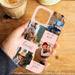 Foto personalizada 4 Todas as minhas amam todas vo<br><div class="desc">Capa de telefone personalizada para iphone 13 pro max (e muitos outros modelos). O caso apresenta uma colagem personalizada de fotos com 4 de suas fotos favoritas e o texto "All of Me Loves All of You". O modelo de foto está configurado pronto para você adicionar suas fotos, que são...</div>