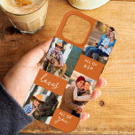 Foto personalizada 4 Todas as minhas amam todas vo<br><div class="desc">Capa de telefone personalizada para iphone 13 pro max (e muitos outros modelos). O caso apresenta uma colagem personalizada de fotos com 4 de suas fotos favoritas e o texto "All of Me Loves All of You". O modelo de foto está configurado pronto para você adicionar suas fotos, que são...</div>