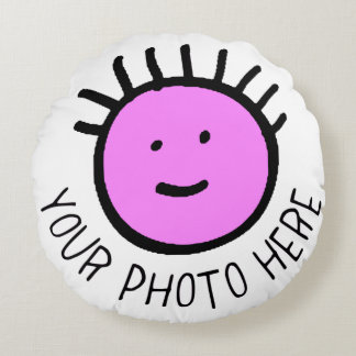 Foto Personalizada Almofada Redonda de 40cm em Bra