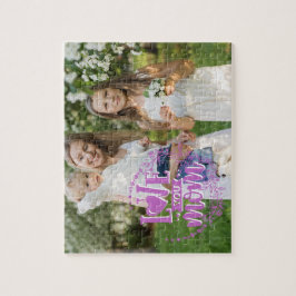 Foto Personalizada | Amo Você Mãe Quebra-Cabeça