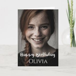Foto Personalizada, Cartão de Aniversário