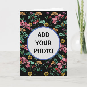 Foto personalizada, cartão de aniversário, perso