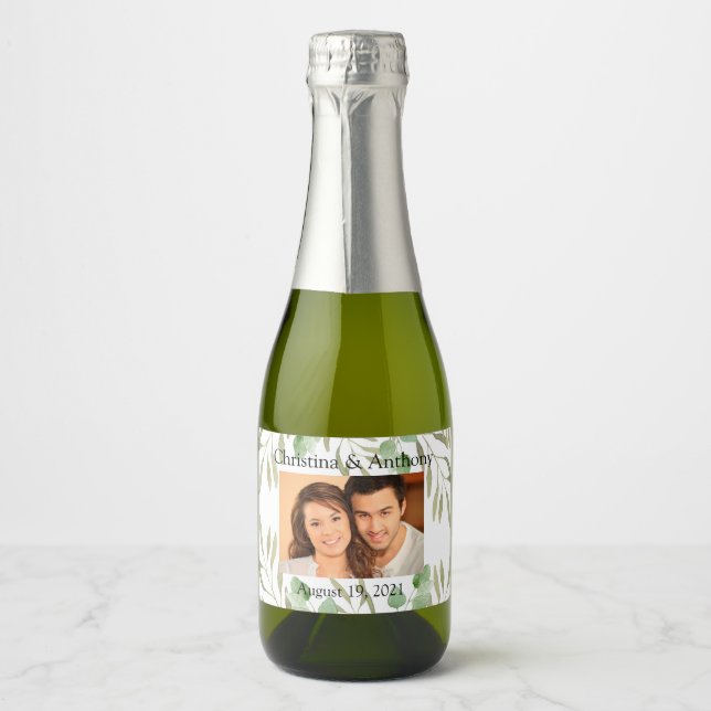 Foto Personalizada Casamento Mini Vinho Espelho La (Frente)