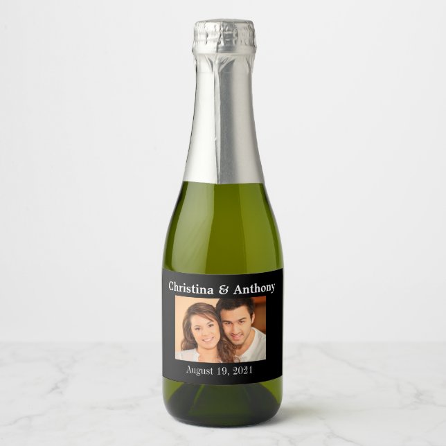 Foto Personalizada Casamento Mini Vinho Espelho La (Frente)
