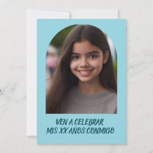 Foto Personalizada Convite de Aniversário