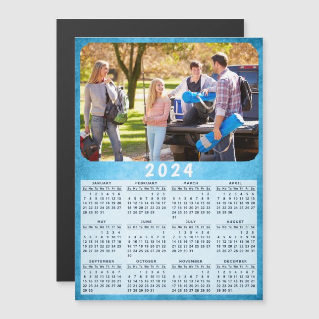 Foto Personalizada da Família de Calendários de Im (Frente/Verso)