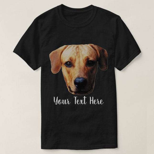 Foto Personalizada de Cachorro na Camisa (Frente do Design)