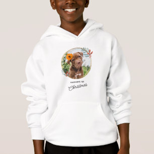 Foto personalizada de cão de Natal