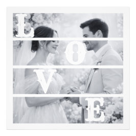 Foto Personalizada de Casamento "AMOR"
