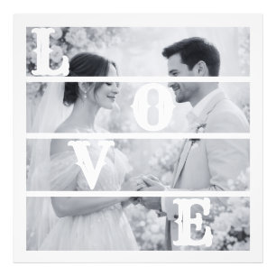 Foto Personalizada de Casamento "AMOR"