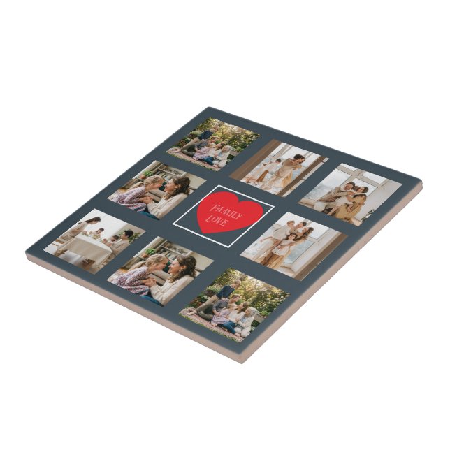 Foto Personalizada de Família Moderna (Lateral)