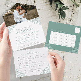 Foto personalizada de folhas brancas mudas em verd